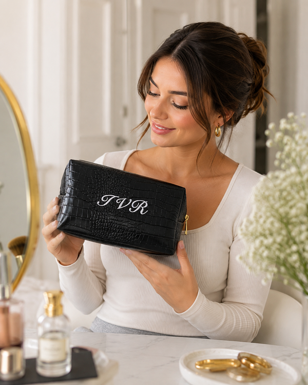 Croc Makeup Bag