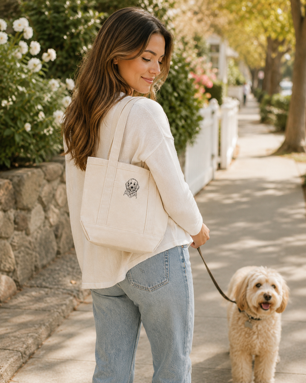 Dog Mom Tote Bag