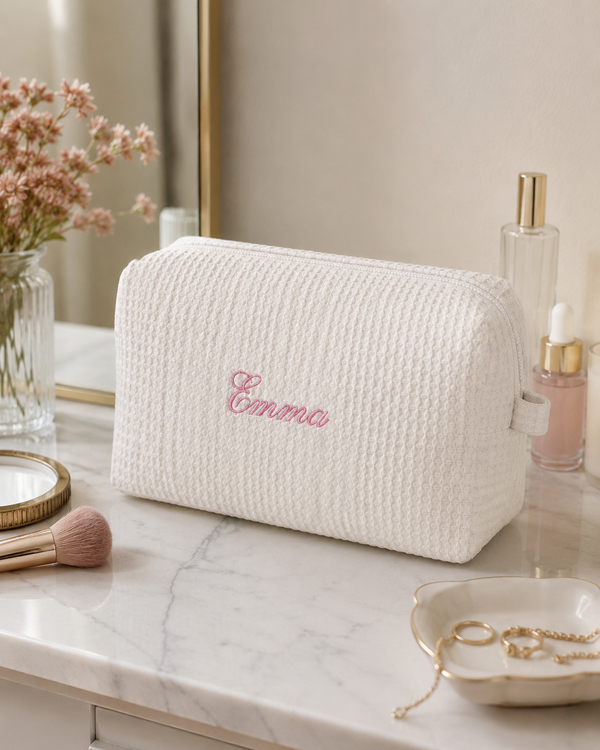 Waffle Makeup Bag