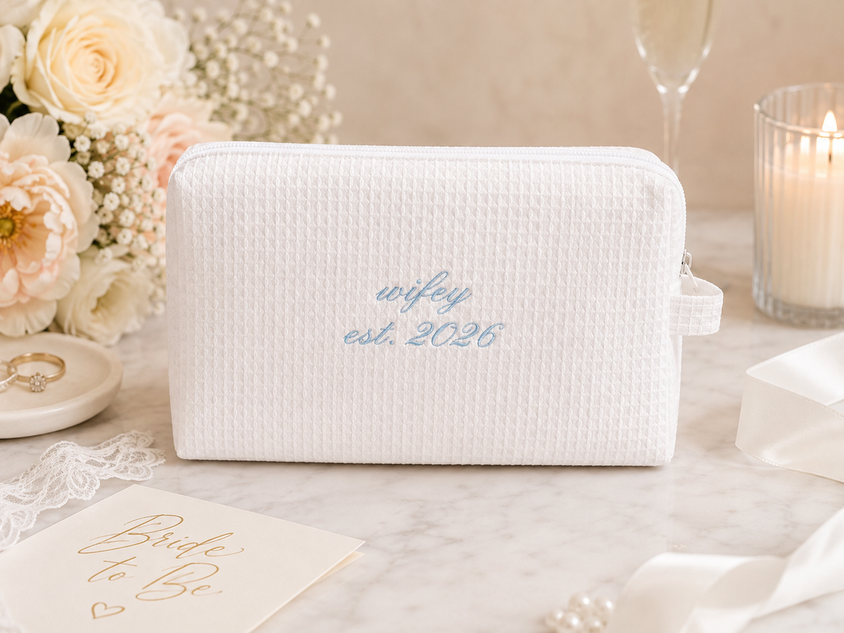 Wifey Est. Makeup Bag